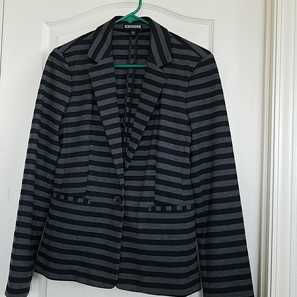Express Striped Blazer